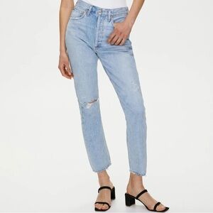 AGOLDE Riley High Rise Straight Crop Size 29